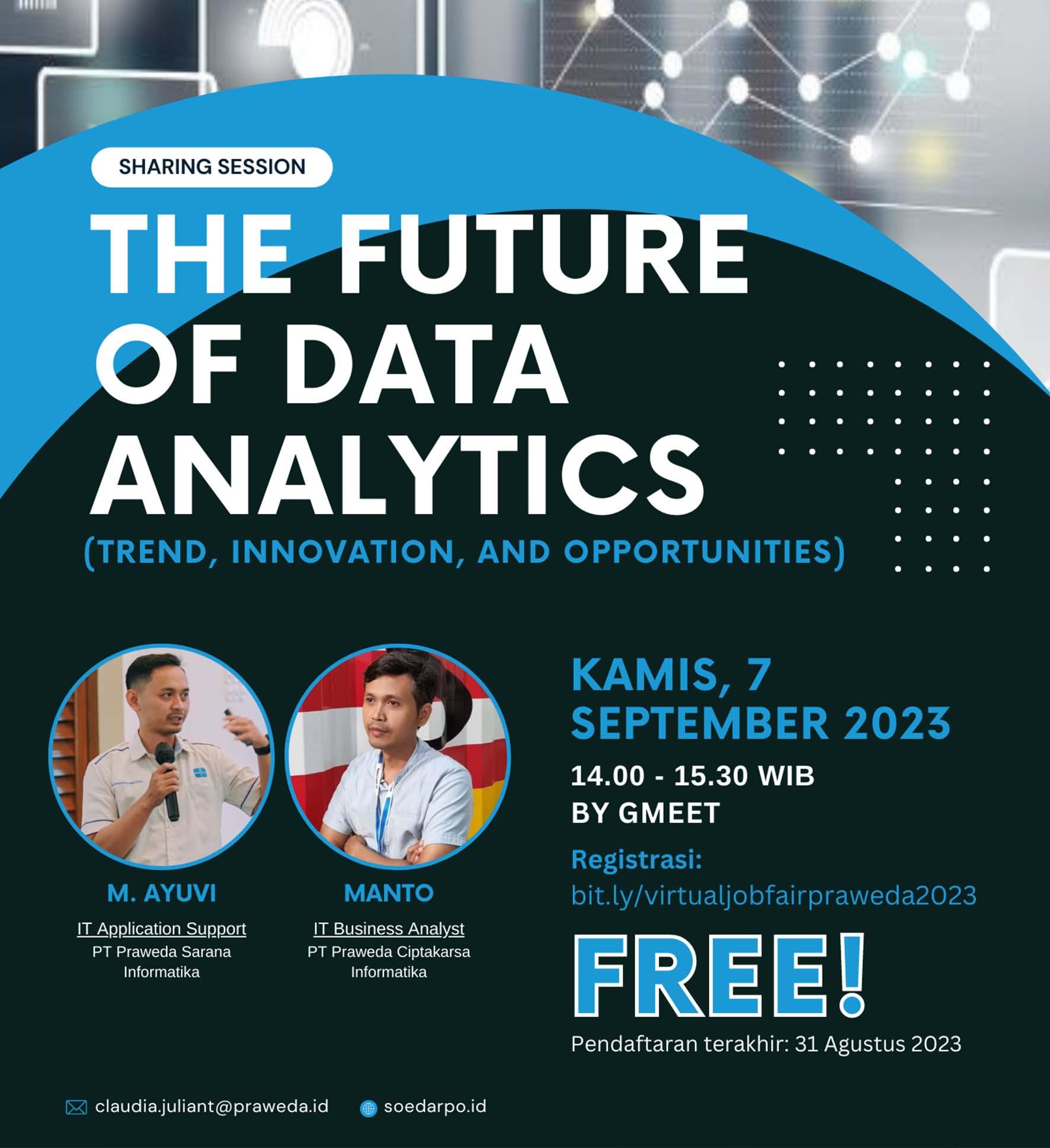 THE FUTURE OF DATA ANALYTICS